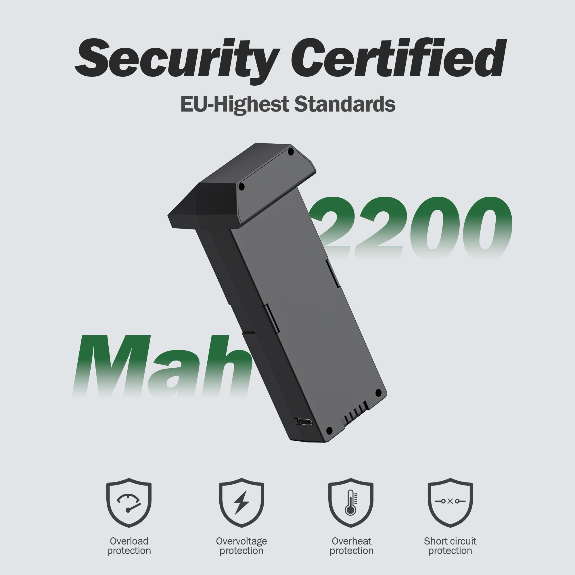 Drone 3.7v 2200mAH battery, Applies to Karuisrc K610/K600/K600GPS